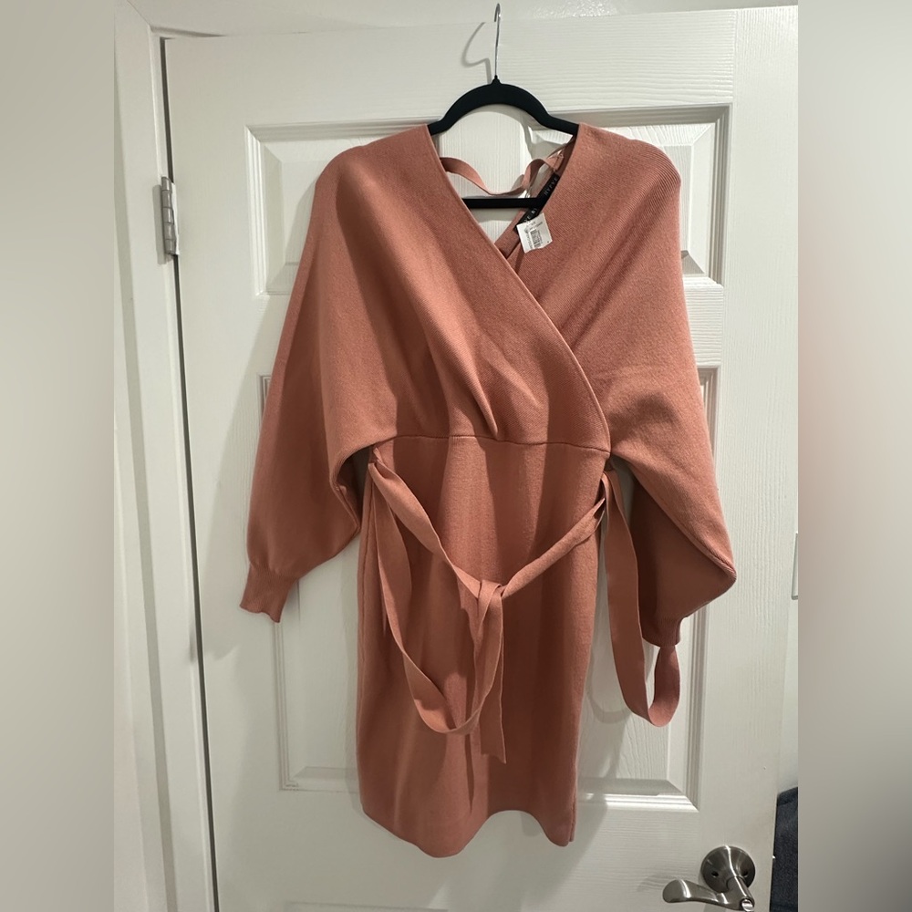 HYFVE Terracotta Long Sleeve Dress
